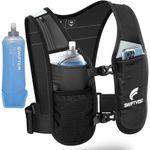 colete para corrida swiftvest com garrafa pp/p preto a-bi