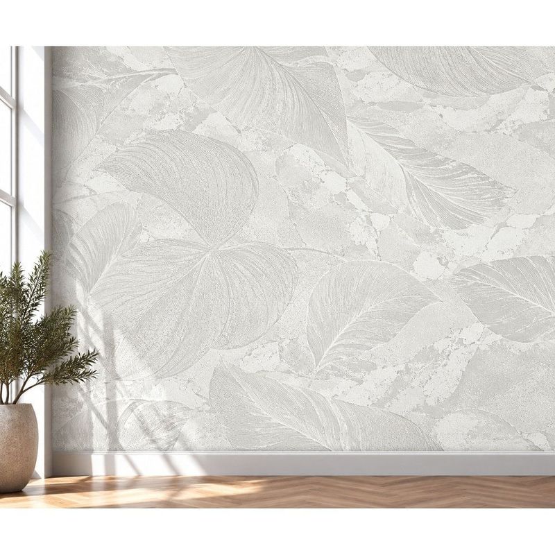 papel de parede baima 9m branco st6682 e-bi