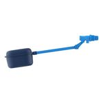 torneira de boia fortlev para caixa d'água haste abs 1/2" e 3/4" azul (mp)