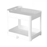 escorredor de pratos paramount duplo com bandeja 40x32x36cm fly 4623 (mp)