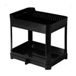 escorredor de pratos paramount duplo com bandeja 40x32x36cm fly 4627 (mp)
