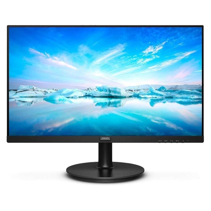 monitor led philips 21.5" full hd 120hz vga preto 221v8lb/57 (mp)