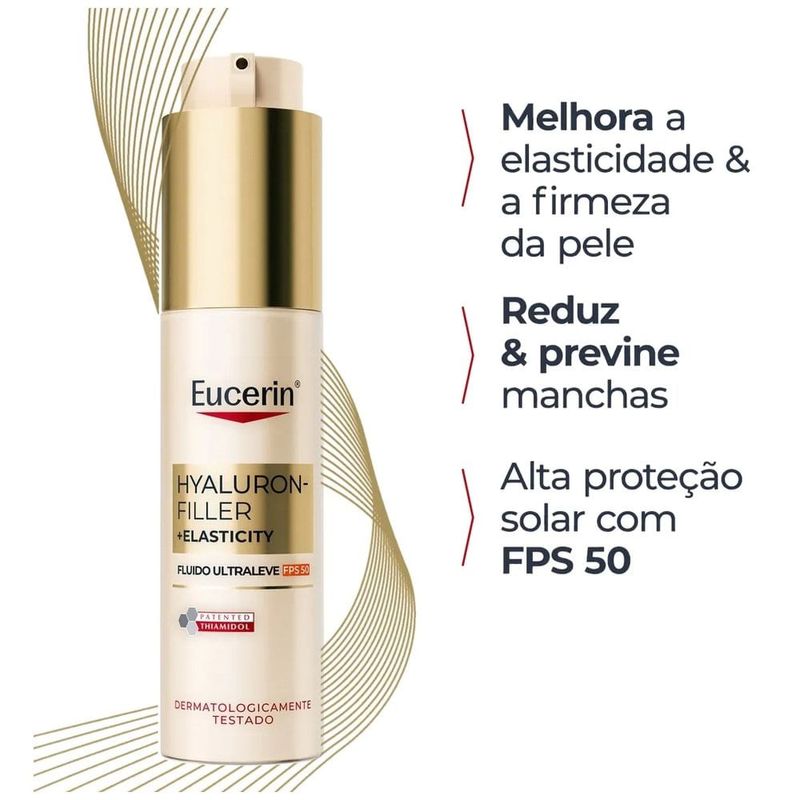 hyaluron-filler elasticity fluido facial ultraleve fps50 50ml eucerin