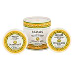 kit granado terrapeutics castanha do brasil esfoliante corporal 60g e manteiga corporal 60g