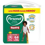 fralda descartável personal baby protect pant tamanho xg 64 unidades