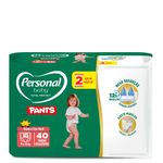 fralda descartável personal baby protect pant tamanho xg 40 unidades