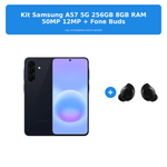 kit samsung a57 5g 256gb 8gb ram 50mp 12mp + fone buds