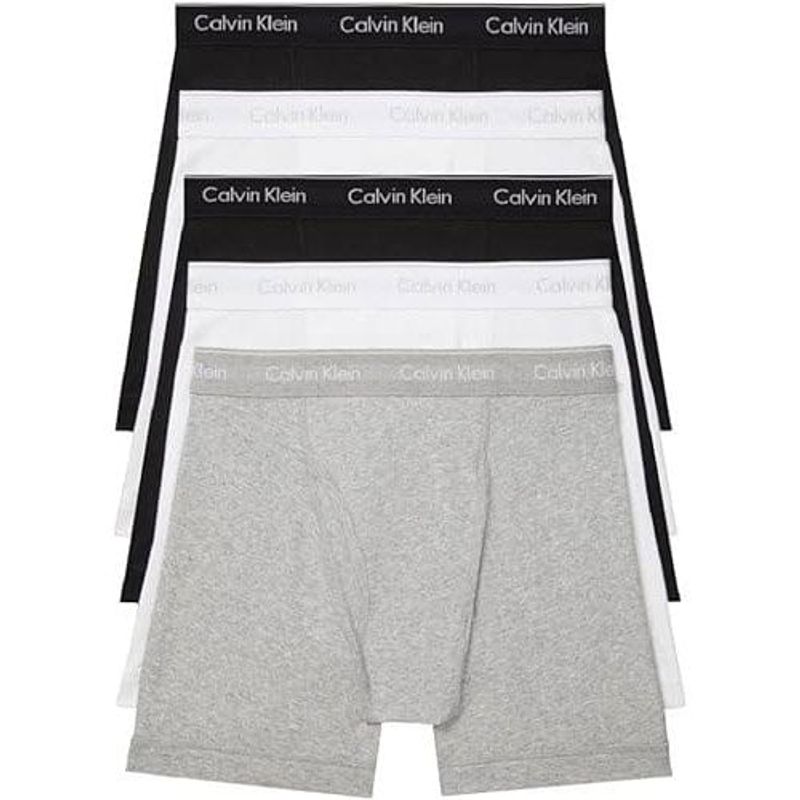 pacote de cuecas masculinas calvin klein 5 unidades m colorida a-mbi