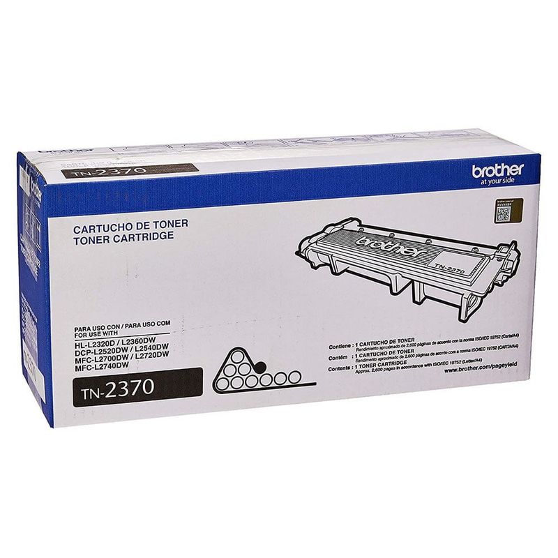 toner brother tn2370 preto para hl-l2360dw (mp)
