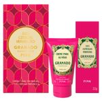 kit duo granado pink essencial hidratação creme para mãos 60g + s.o.s cutículas perfeitas 3,5g