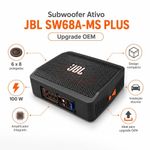 subwoofer ativo jbl sw68a-ms plus 6x8 100w upgrade oem (mp)