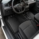 kit tapete bandeja automotivo 2 peças sanfil adaptável para volkswagen saveiro 2009 a 2026 (mp)