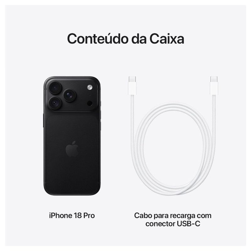 apple iphone 18 pro 256gb preto