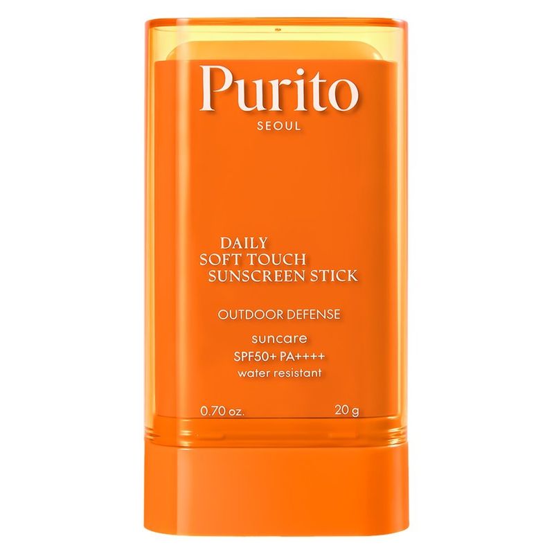 protetor solar coreano em bastão purito seoul daily soft touch spf50+ pa++++ - 20g