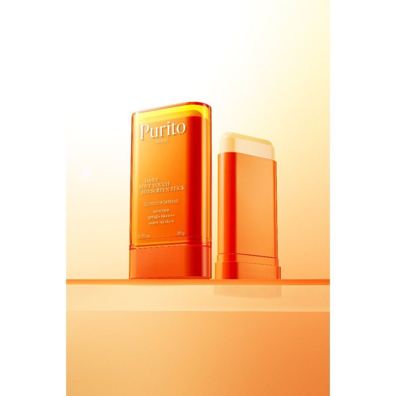 protetor solar coreano em bastão purito seoul daily soft touch spf50+ pa++++ - 20g