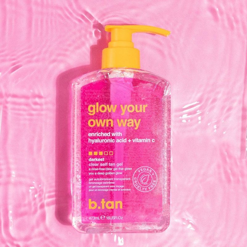 gel autobronzeador coreano b.tan glow your own way 473ml