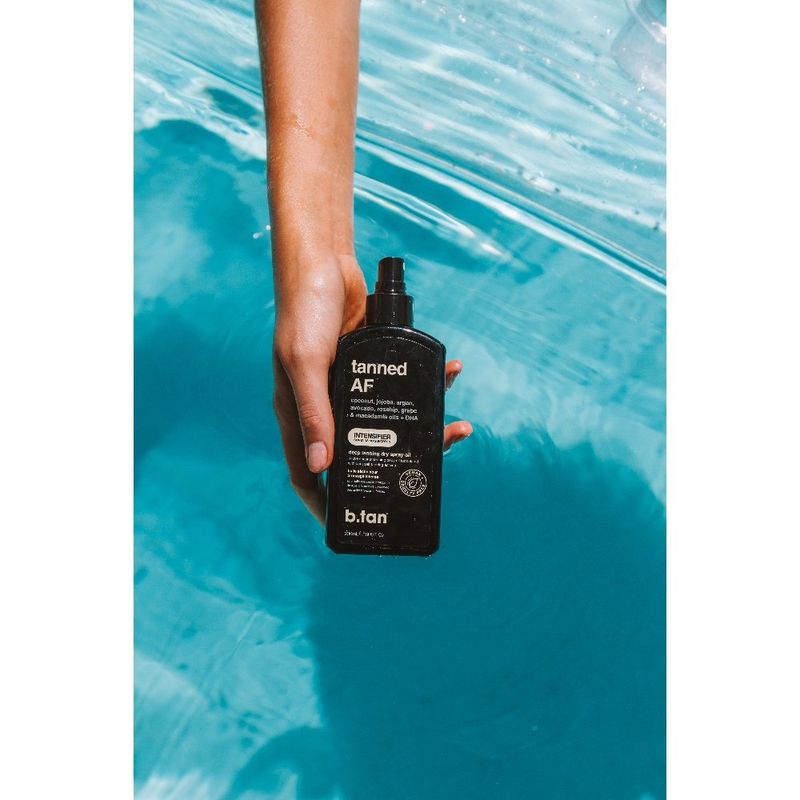 óleo bronzeador intensifier coreano b.tan tanned af vegano 236ml