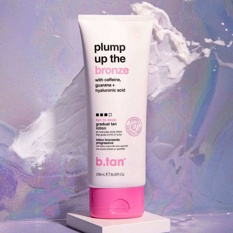 loção autobronzeadora coreano b.tan plump up the bronze 236ml