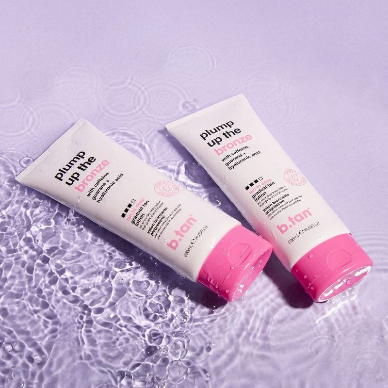 loção autobronzeadora coreano b.tan plump up the bronze 236ml