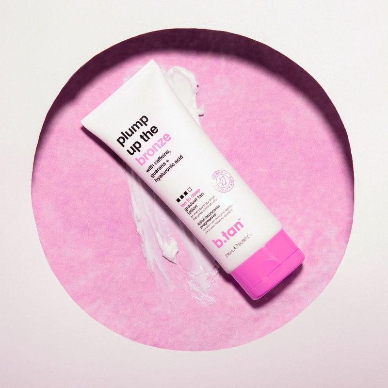 loção autobronzeadora coreano b.tan plump up the bronze 236ml