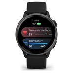 relógio inteligente garmin vivoactive 6 tela amoled 1,2" preto (mp)