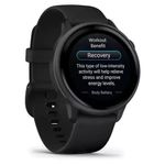relógio inteligente garmin vivoactive 6 tela amoled 1,2" preto (mp)