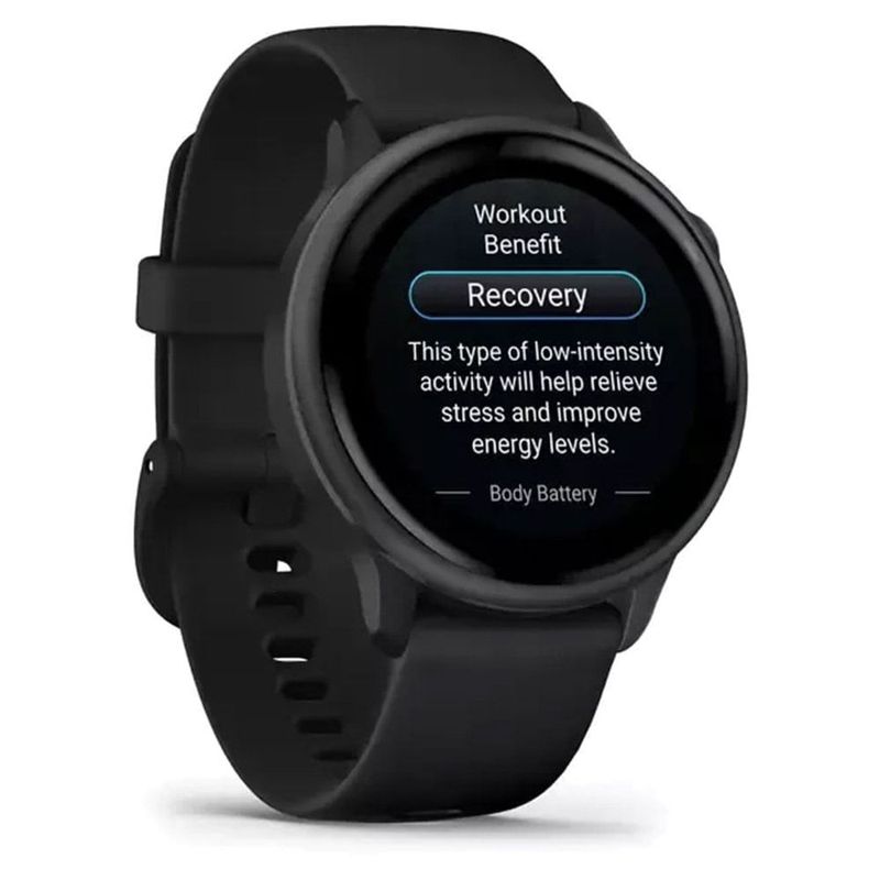 relógio inteligente garmin vivoactive 6 tela amoled 1,2" preto (mp)